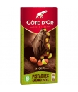 Tablette de Chocolat Noir Pistaches Caramélisées CÔTE D'OR