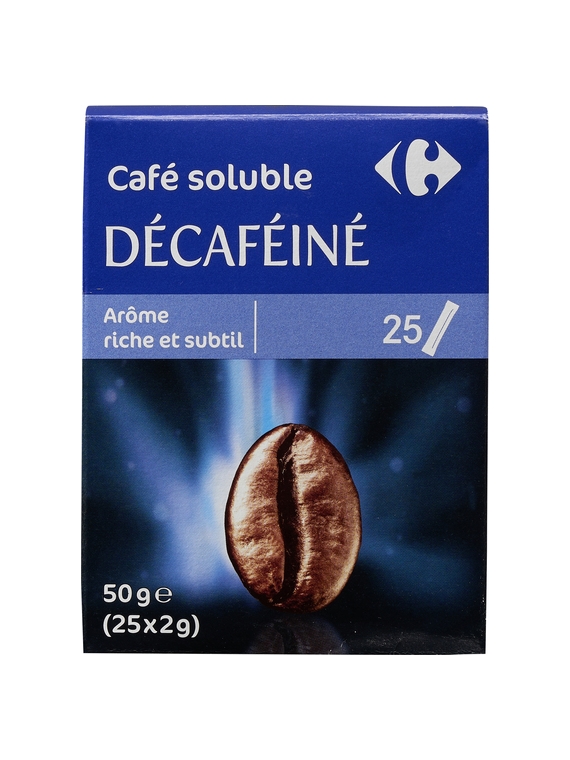 Café Soluble Décaféiné CARREFOUR