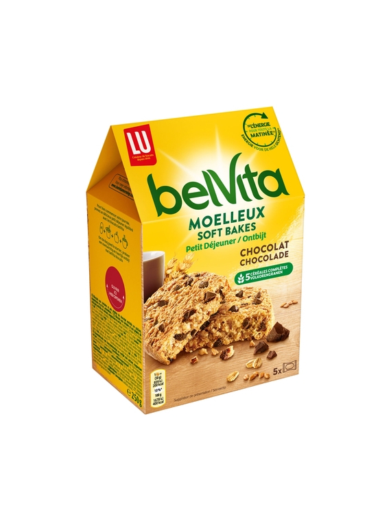 Biscuits Moelleux Chocolat Belvita LU