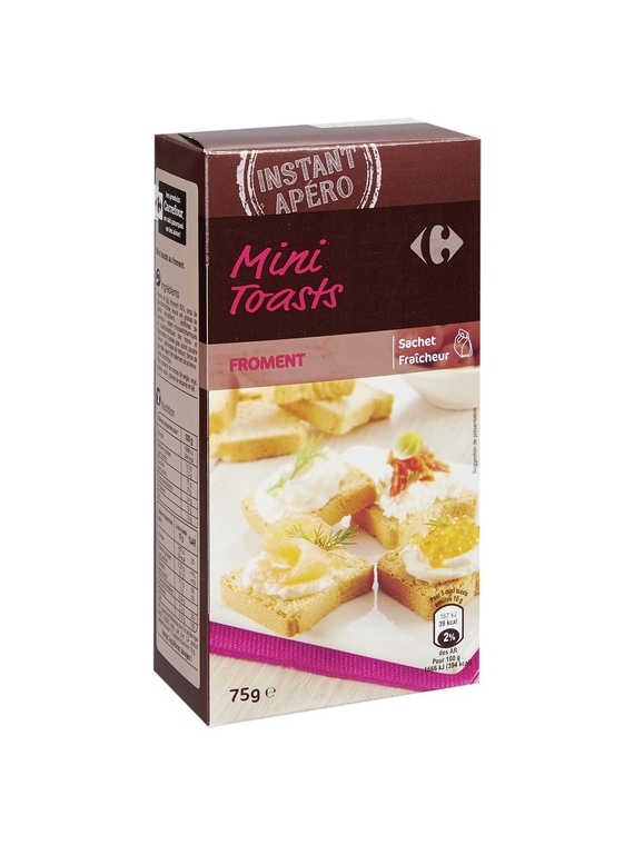 Mini Toasts Froment CARREFOUR