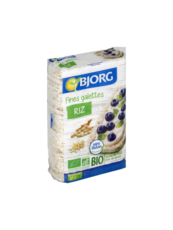 Fines Galettes Riz Complet Bio BJORG