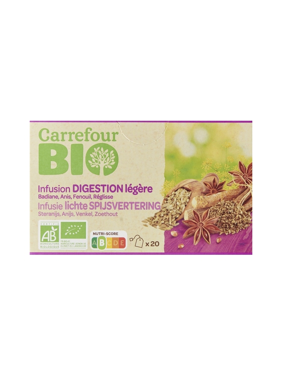 Infusion Digestion Légère CARREFOUR BIO