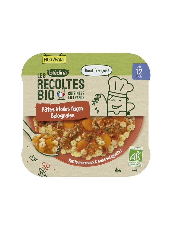 Pâtes Étoiles Bolognaise Bio BLÉDINA