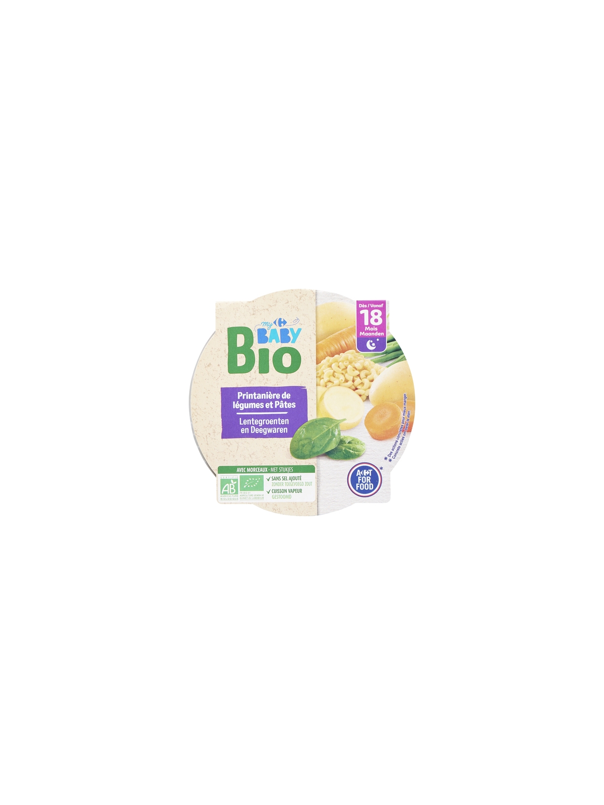 Printanière Légumes & Pâtes CARREFOUR BABY BIO