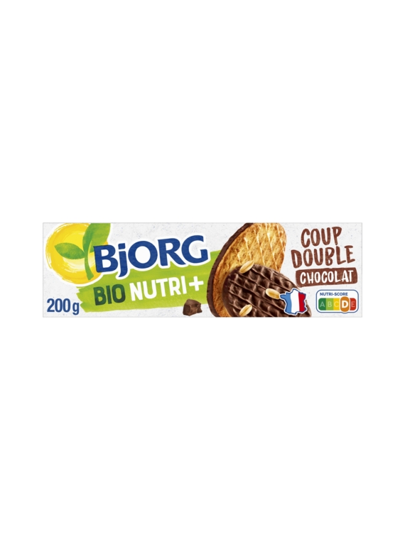 Biscuits Coup Double Chocolat Bio Nutri+ BJORG