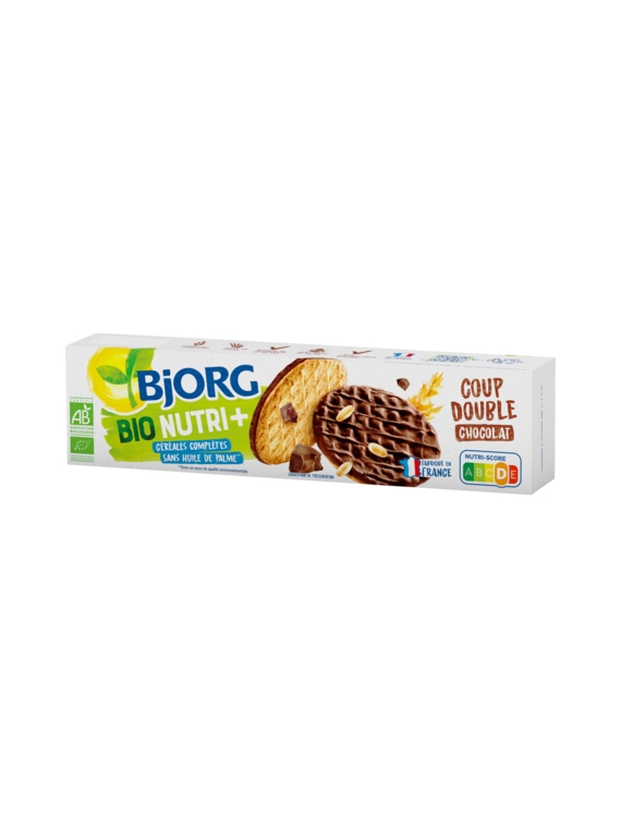 Biscuits Coup Double Chocolat Bio Nutri+ BJORG