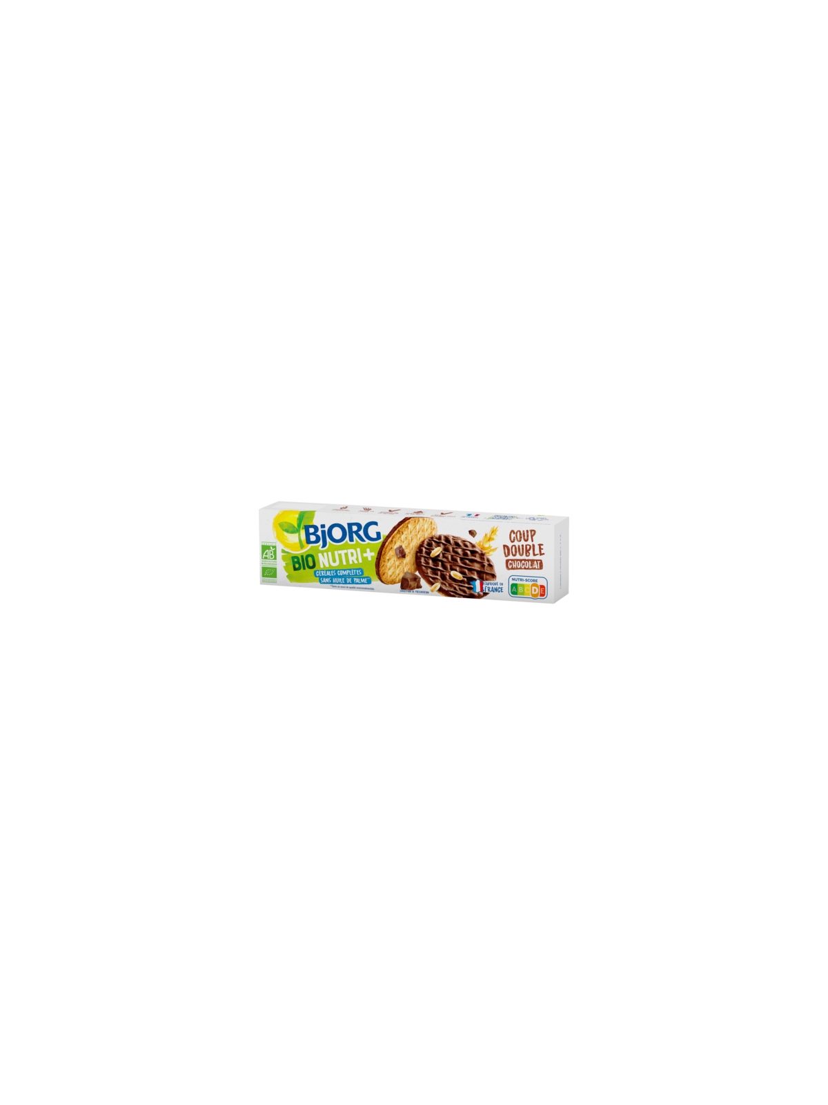 Biscuits Coup Double Chocolat Bio Nutri+ BJORG