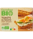 Toasts au Sésame CARREFOUR BIO