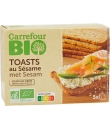 Toasts au Sésame CARREFOUR BIO