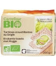 Tartines croustillantes au Seigle CARREFOUR BIO