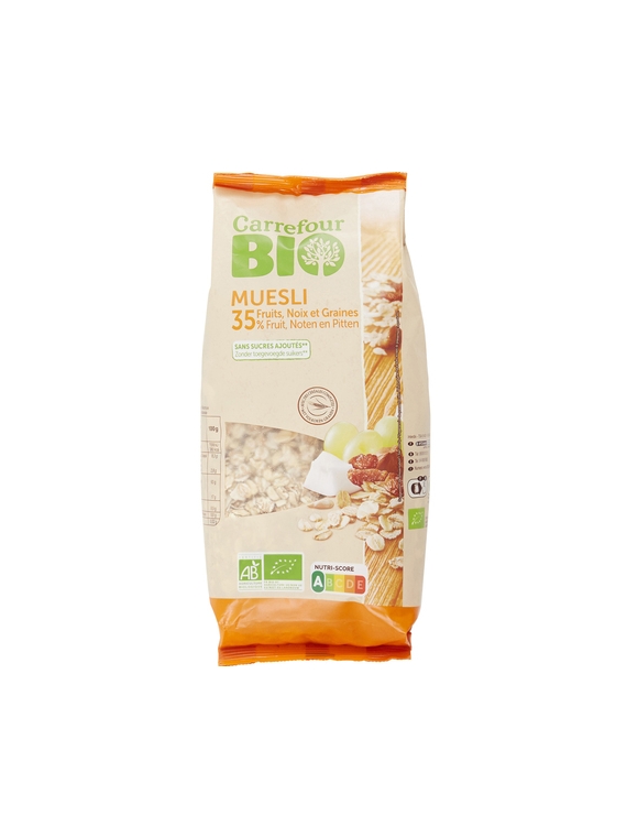 Muesli 35% Fruits, Noix & Graines CARREFOUR BIO