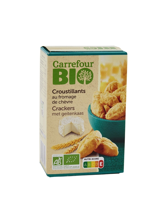 Croustillants au Fromage de chèvre Bio CARREFOUR BIO