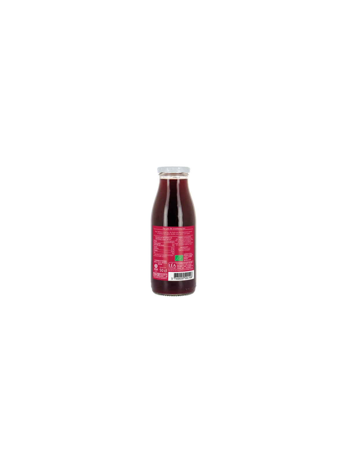 Pur Jus de Cranberry Bio JARDIN BIO