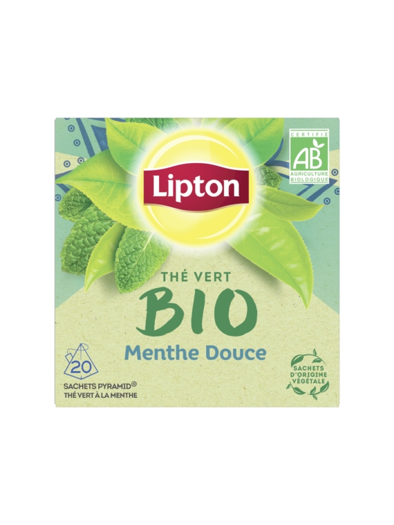 Thé Vert Bio Menthe Douce LIPTON
