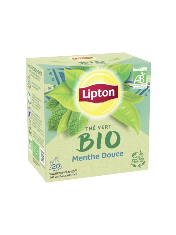 Thé Vert Bio Menthe Douce LIPTON
