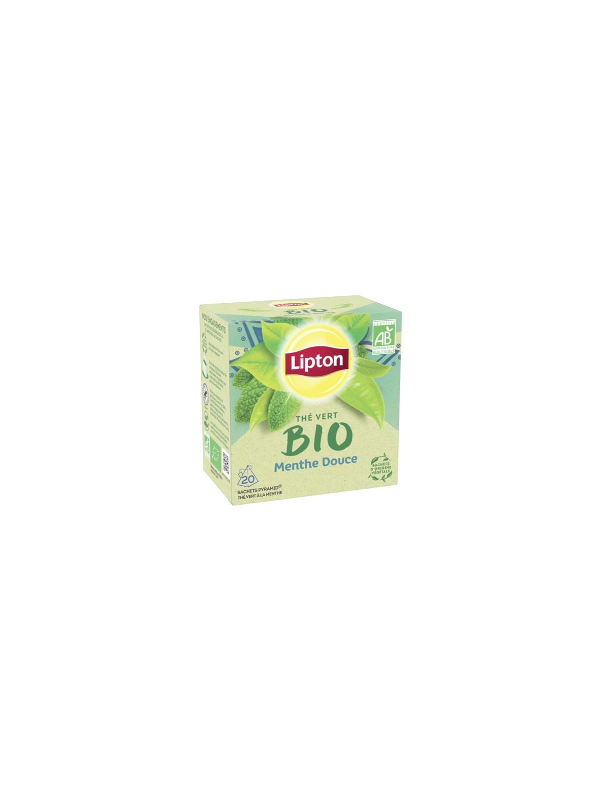 Thé Vert Bio Menthe Douce LIPTON