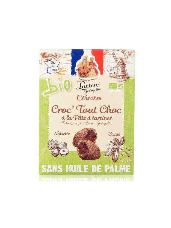 Céréales Croc' Tout Choc Pâte à Tartiner Bio LUCIEN GEORGELIN