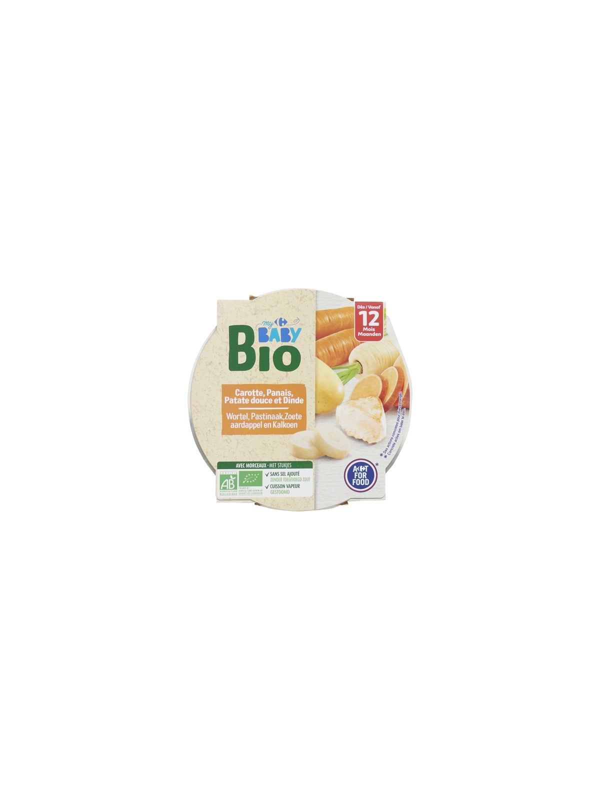 Dinde & Légumes CARREFOUR BABY BIO