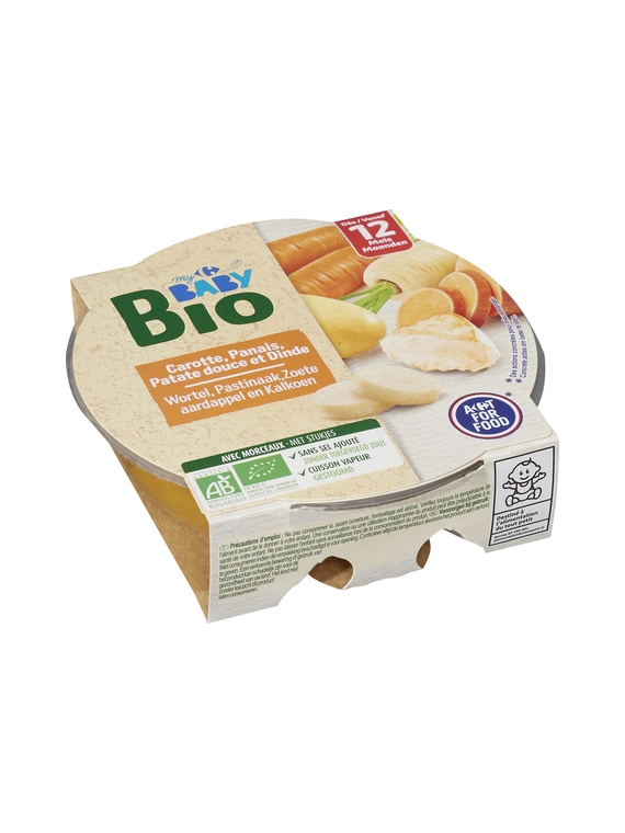 Dinde & Légumes CARREFOUR BABY BIO