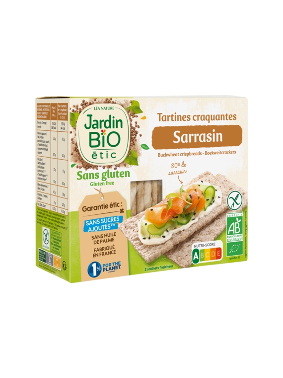 Tartines Craquantes Sarrasin JARDIN BIO ETIC