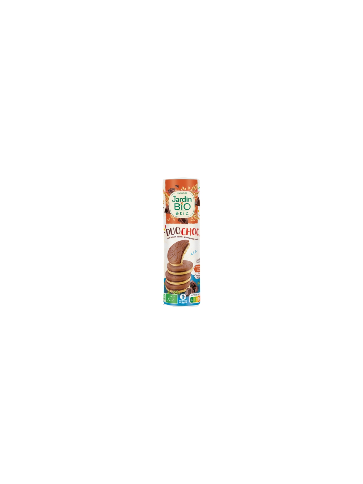 Biscuits Fourrés Duo Choc Avoine Bio JARDIN BIO ÉTIC