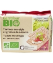 Tartines Crackers Seigle et Graines de Sésame CARREFOUR BIO