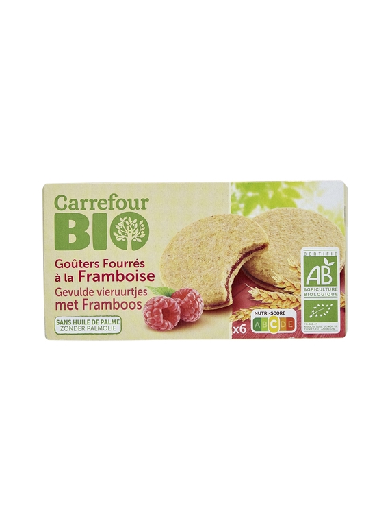 Biscuits Fourrés Framboise CARREFOUR BIO