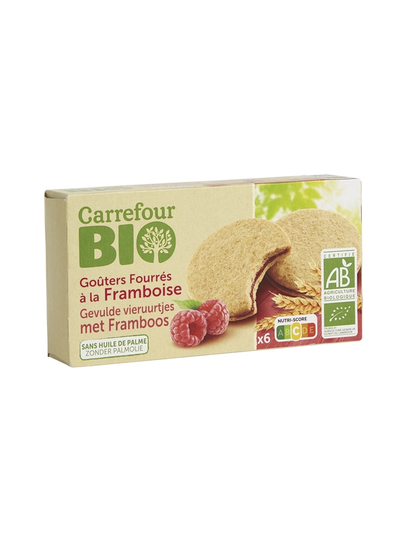 Biscuits Fourrés Framboise CARREFOUR BIO