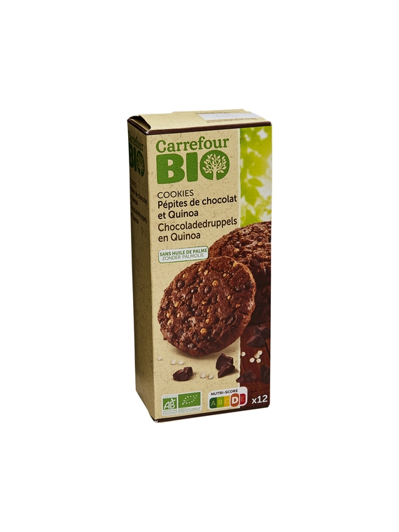 Cookies Chocolat Quinoa CARREFOUR BIO