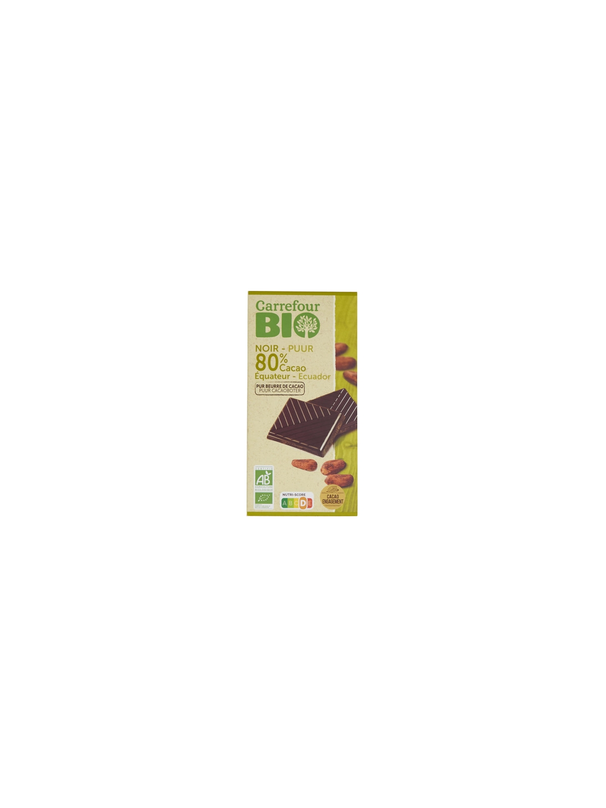 Tablette de Chocolat Noir CARREFOUR BIO