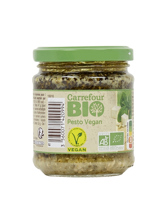 Sauce Pesto Vegan CARREFOUR BIO