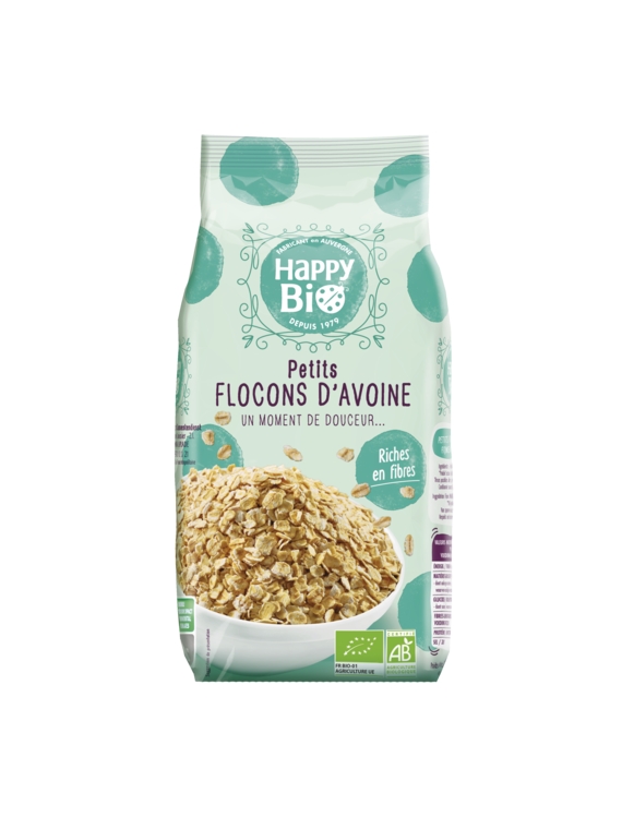 Flocons d'Avoine Céréales Complètes HAPPY BIO