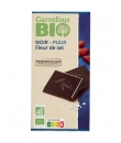 Tablette de Chocolat Noir Fleur de sel CARREFOUR BIO