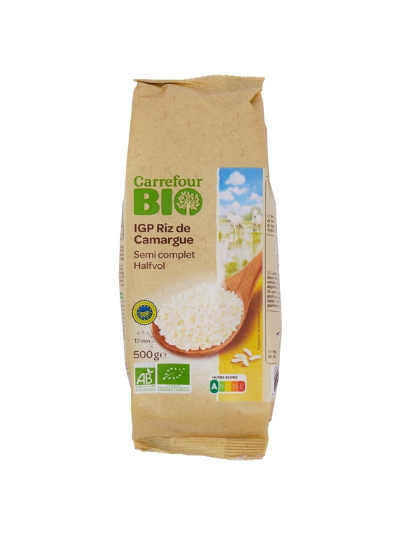 Riz de Camargue Semi-complet CARREFOUR BIO