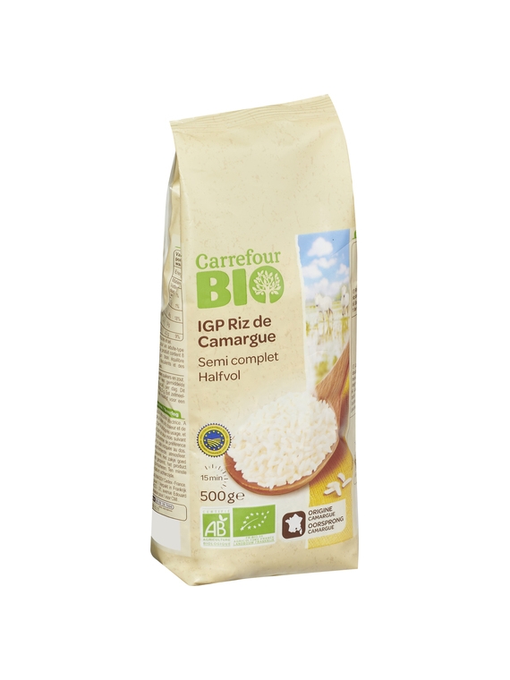 Riz de Camargue Semi-complet CARREFOUR BIO