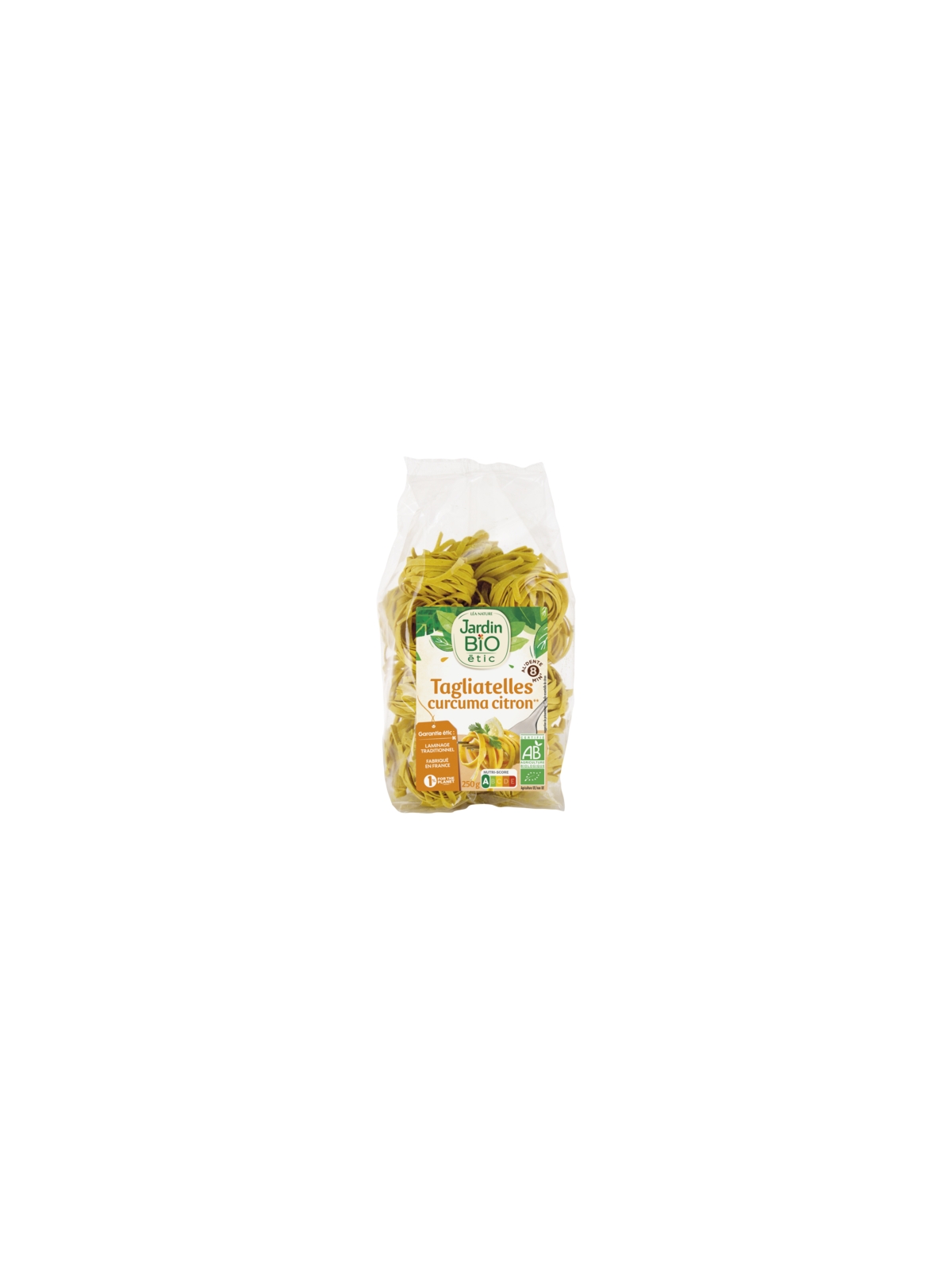 Pâtes Tagliatelles Curcuma Citron JARDIN BIO ETIC