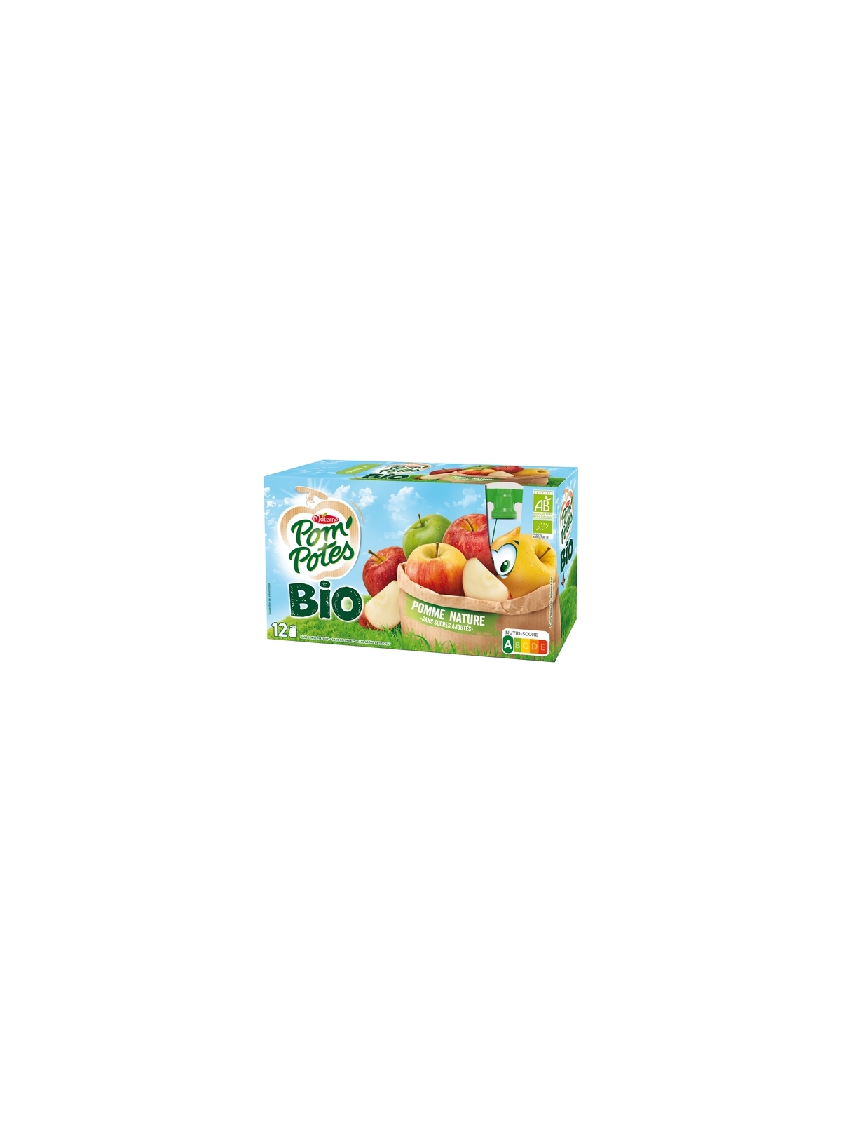 Compotes Pomme Nature Bio POM'POTES