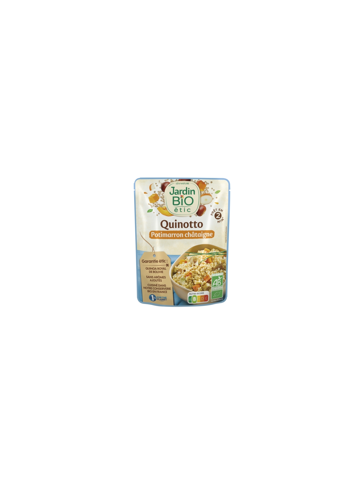 Plat cuisiné Quinoa Potimarron & Châtaigne JARDIN BIO ÉTIC