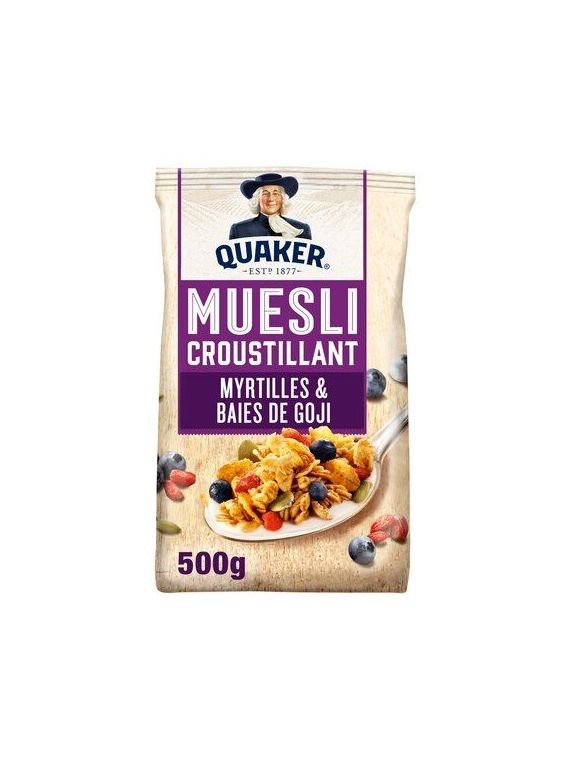 Céréales Muesli Myrtille & Goji QUAKER