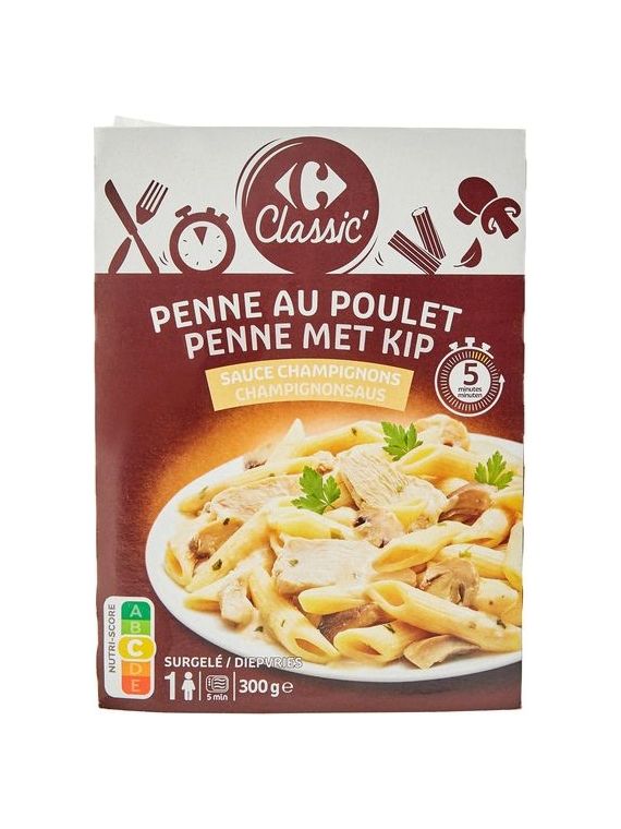 300G PENNE PLT SCE CHAMPIG.CRF