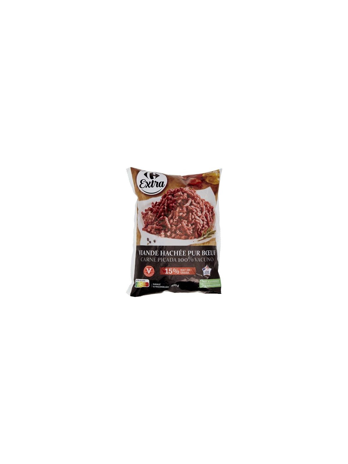 400G VIANDE HACHEE 15% MG CRF